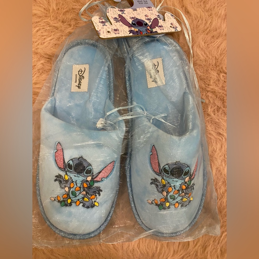 Disney Lilo & Stitch Bedroom Furry Slippers Women’s